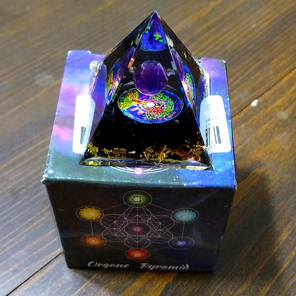 NIB Orgone "Crystal" Pyramid